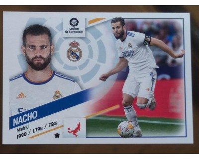 Cromos Liga Este 2022/2023 NACHO Real Madrid CF Nº8