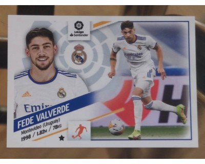 Cromos Liga Este 2022/2023 FEDE VALVERDE Real Madrid CF Nº15