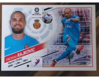 Cromos Liga Este 2022/2023 RAJKOVIC RCD Mallorca Nº3 TERCERA EDICION