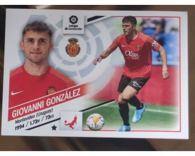 Cromos Liga Este 2022/2023 GIOVANNI GONZALEZ RCD Mallorca Nº6B