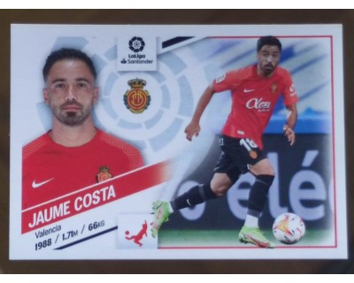 Cromos Liga Este 2022/2023 JAUME COSTA RCD Mallorca Nº9