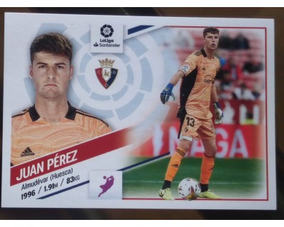 Cromos Liga Este 2022/2023 JUAN PEREZ CA Osasuna Nº 4