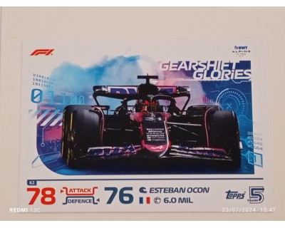 TOPPS TURBO ATTAX 2024 Nº 62