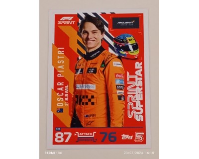 TOPPS TURBO ATTAX 2024 Nº 123