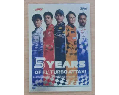 TOPPS TURBO ATTAX 2024 Nº 219