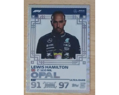 TOPPS TURBO ATTAX 2024 LEWIS HAMILTON OPAL LE3