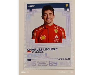 TOPPS TURBO ATTAX 2024 CHARLES LECLERC OPAL LE4