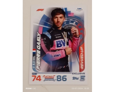 TOPPS TURBO ATTAX 2024 PIERRE GASLY REVVED UP MGA2