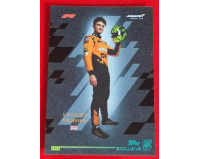 TOPPS TURBO ATTAX 2024 LANDO NORRIS EDG4 EXCLUSIVE