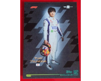 TOPPS TURBO ATTAX 2024 YUKI TSUNODA EDG8 EXCLUSIVE