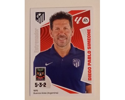 LIGA ESTE 2024/2025 SIMEONE ATLETICO DE MADRID Nº 2