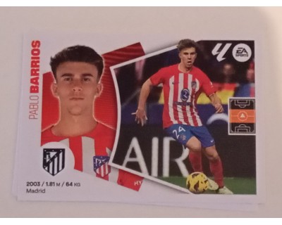 LIGA ESTE 2024/2025 BARRIOS ATLETICO DE MADRID Nº 14