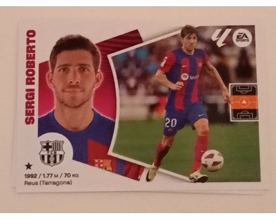 LIGA ESTE 2024/2025 SERGI ROBERTO FC BARCELONA Nº 12B