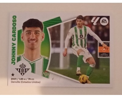 LIGA ESTE 2024/2025 JOHNNY CARDOSO REAL BETIS Nº 10