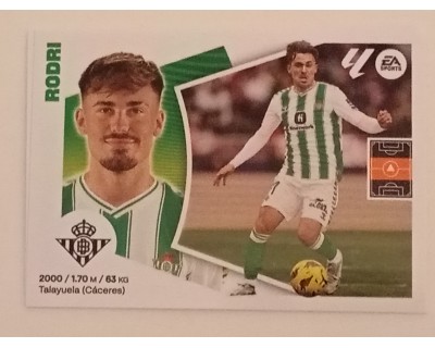 LIGA ESTE 2024/2025 RODRI REAL BETIS Nº 15A