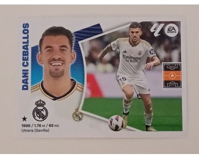 LIGA ESTE 2024/2025 DANI CEBALLOS REAL MADRID Nº 13B