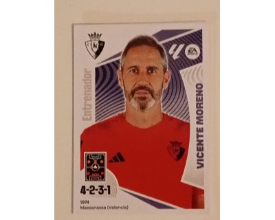 LIGA ESTE 2024/2025 VICENTE MORENO CA OSASUNA Nº 2