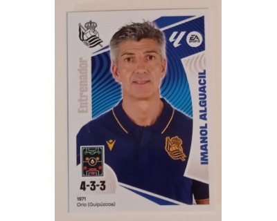 LIGA ESTE 2024/2025 IMANOL ALGUACIL REAL SOCIEDAD Nº 2