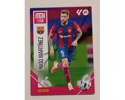 Megacracks 2024/2025 IÑIGO MARTINEZ FC Barcelona Nº 80