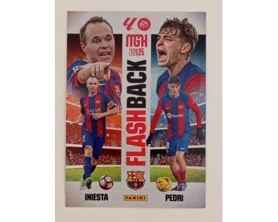 Megacracks 2024/2025 INIESTA / PEDRI FLASHBACK Nº 427