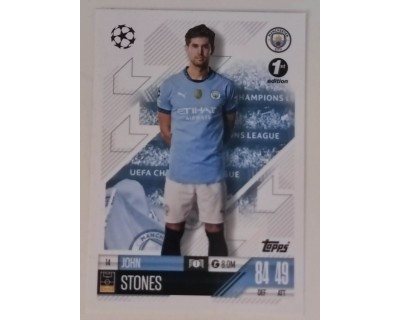 MATCH ATTAX CHAMPIONS LEAGUE 2024/2025 JOHN STONES Nº14 1ST