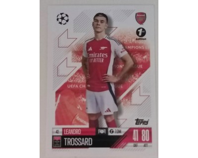 MATCH ATTAX CHAMPIONS LEAGUE 2024/2025 LEANDRO TROSSARD Nº 42 1ST