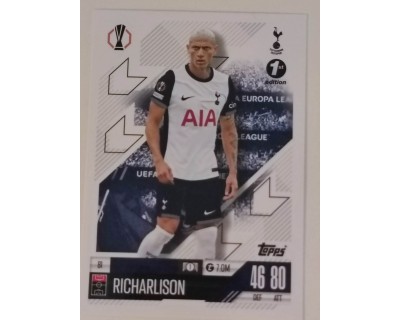 MATCH ATTAX CHAMPIONS LEAGUE 2024/2025 RICHARLISON Nº 81 1ST