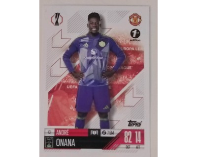 MATCH ATTAX CHAMPIONS LEAGUE 2024/2025 ANDRE ONANA Nº 101 1ST