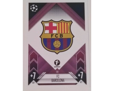 MATCH ATTAX CHAMPIONS LEAGUE 2024/2025 ESCUDO FC BARCELONA Nº 136 1ST