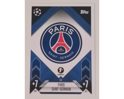 MATCH ATTAX CHAMPIONS LEAGUE 2024/2025 ESCUDO PARIS SAINT-GERMAIN Nº 154 1ST