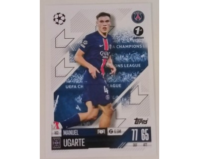 MATCH ATTAX CHAMPIONS LEAGUE 2024/2025 MANUEL UGARTE Nº 162 1ST