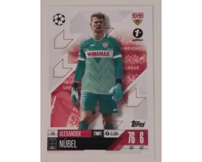 MATCH ATTAX CHAMPIONS LEAGUE 2024/2025 ALEXANDER NÜBEL Nº 173 1ST