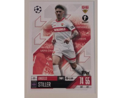 MATCH ATTAX CHAMPIONS LEAGUE 2024/2025 ANGELO STILLER Nº 177 1ST