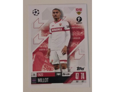 MATCH ATTAX CHAMPIONS LEAGUE 2024/2025 ENZO MILLOT Nº 178 1ST