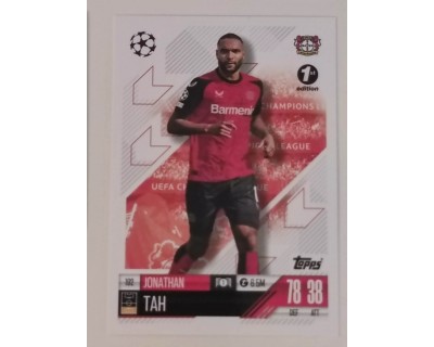 MATCH ATTAX CHAMPIONS LEAGUE 2024/2025 JONATHAN TAH Nº 192 1ST