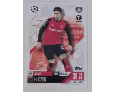 MATCH ATTAX CHAMPIONS LEAGUE 2024/2025 ADAM HLOZEK Nº 206 1ST