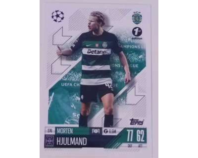 MATCH ATTAX CHAMPIONS LEAGUE 2024/2025 MORTEN HJULMAND Nº 276 1ST