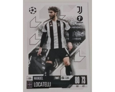 MATCH ATTAX CHAMPIONS LEAGUE 2024/2025 MANUEL LOCATELLI Nº 328 1ST