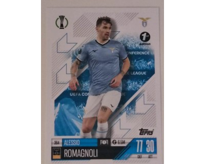 MATCH ATTAX CHAMPIONS LEAGUE 2024/2025 ALESSIO ROMAGNOLI Nº 364 1ST