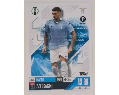 MATCH ATTAX CHAMPIONS LEAGUE 2024/2025 MATTIA ZACCAGNI Nº 368 1ST