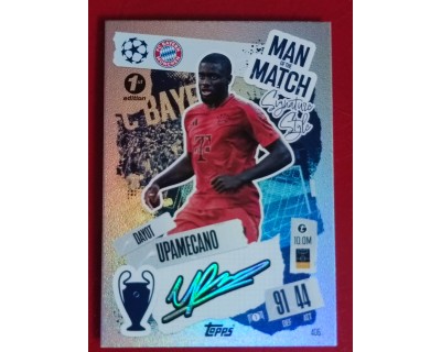 MATCH ATTAX CHAMPIONS LEAGUE 2024/2025 DAYOT UPAMECANO MOM SIGNATURE STYLE 405 1ST