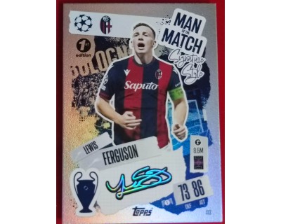 MATCH ATTAX CHAMPIONS LEAGUE 2024/2025 LEWIS FERGUSON MOM SIGNATURE STYLE 413 1ST