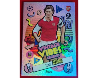 MATCH ATTAX CHAMPIONS LEAGUE 2024/2025 TONY ADAMS VIBES LEGEND 415 1ST