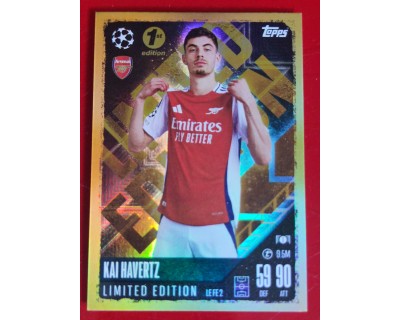 MATCH ATTAX CHAMPIONS LEAGUE 2024/2025 KAI HAVERTZ LIMITED EDITION LE FE2 1ST