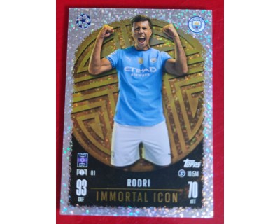 MATCH ATTAX CHAMPIONS LEAGUE 2024/2025 RODRI INMORTAL ICONS II1