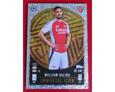 MATCH ATTAX CHAMPIONS LEAGUE 2024/2025 WILLIAM SALIBA INMORTAL ICONS II2