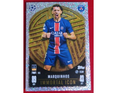 MATCH ATTAX CHAMPIONS LEAGUE 2024/2025 MARQUINHOS INMORTAL ICONS II6