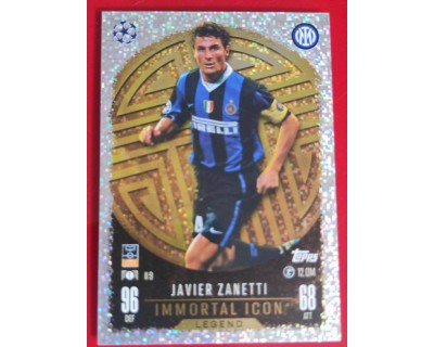 MATCH ATTAX CHAMPIONS LEAGUE 2024/2025 JAVIER ZANETTI INMORTAL ICONS II9