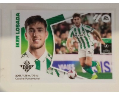 LIGA ESTE 2024/2025 IKER LOSADA REAL BETIS Nº 17 SEGUNDA EDICION