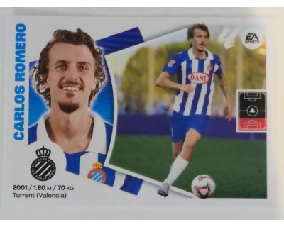 LIGA ESTE 2024/2025 CARLOS ROMERO RCD ESPANYOL Nº 10BIS COLOCA SEGUNDA EDICION